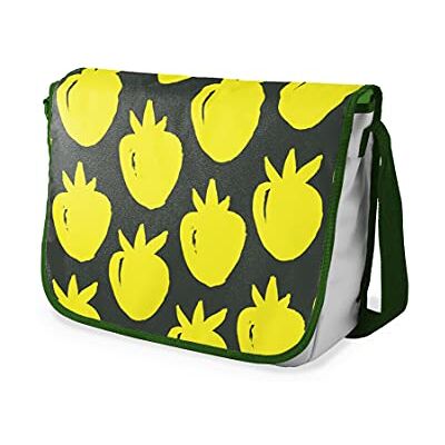 Bonamaison Digitale print Messenger schooltas met kaki riem voor meisjes, schoudertas voor studenten, nieuws op school, afmetingen: 29 x 36 cm, Meerkleurig, Messenger schooltas voor meisjes en jongens Bonamaison Digitale print Messenger schooltas met kaki riem voor meisjes, schoudertas voor studenten, nieuws op school, afmetingen: 29 x 36 cm, Meerkleurig, Messenger schooltas voor meisjes en jongens
