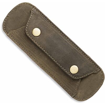 LEABAGS Premium schoudervulling van echt buffelleer, Olijf, S LEABAGS Premium schoudervulling van echt buffelleer, Olijf, S