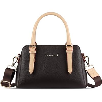 bugatti Ella Kleine handtas, schoudertas voor dames, bruin S bugatti Ella Kleine handtas, schoudertas voor dames, bruin S