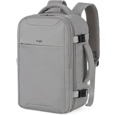 Coolife Ryanair Handbagage, 40 x 30 x 20 cm, reisrugzak, 24 l, met laptopvak van 15,6 inch, lichte handbagage voor zakenreizen en kort verblijf, grijs., Ryan Airlines Bag Reistas voor vliegtuigen Coolife Ryanair Handbagage, 40 x 30 x 20 cm, reisrugzak, 24 l, met laptopvak van 15,6 inch, lichte handbagage voor zakenreizen en kort verblijf, grijs., Ryan Airlines Bag Reistas voor vliegtuigen