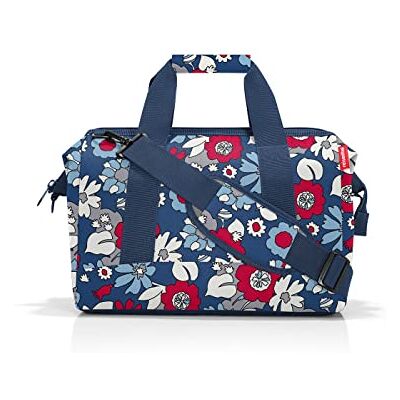 reisenthel Allrounder M Bagage – handbagage uniseks, Florist Indigo, M, modern reisenthel Allrounder M Bagage – handbagage uniseks, Florist Indigo, M, modern