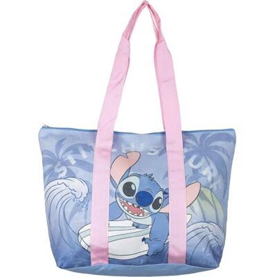 CERDÁ LIFE'S LITTLE MOMENTS Stitch strandtas, blauw en roze, 47 x 33 x 15 cm, gemaakt van polyester, stoffen tas met ritssluiting, ruim hoofdvak, origineel product ontworpen in Spanje, blauw,, Blauw, Utility CERDÁ LIFE'S LITTLE MOMENTS Stitch strandtas, blauw en roze, 47 x 33 x 15 cm, gemaakt van polyester, stoffen tas met ritssluiting, ruim hoofdvak, origineel product ontworpen in Spanje, blauw,, Blauw, Utility