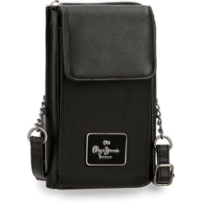 Pepe Jeans Christine Bagage Messenger Bag voor dames, zwart., Kleine schoudertas Pepe Jeans Christine Bagage Messenger Bag voor dames, zwart., Kleine schoudertas