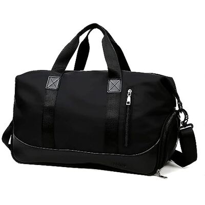 KYSUN Reistas voor dames en heren, droog, nat, apart, sporttas, groot, waterdicht, weekendtas met schoenenvak, gymtas, handtas, bagage, cabine, fitness, training, wandelen, kamperen, yoga, zwart, 47 KYSUN Reistas voor dames en heren, droog, nat, apart, sporttas, groot, waterdicht, weekendtas met schoenenvak, gymtas, handtas, bagage, cabine, fitness, training, wandelen, kamperen, yoga, zwart, 47