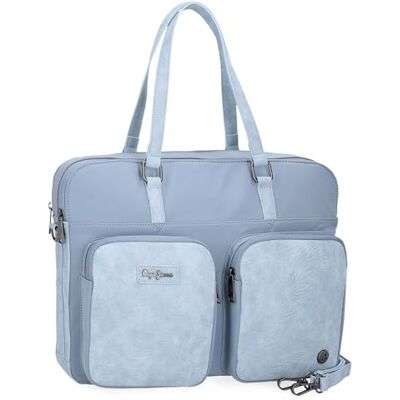 Pepe Jeans Jana Bagage messenger bag dames, Blauw, Eén maat, laptoptas Pepe Jeans Jana Bagage messenger bag dames, Blauw, Eén maat, laptoptas
