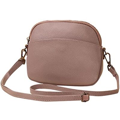 FANDARE Lederen Schoudertas Dames Schoudertassen Schoudertas voor Reizen School Winkelen Crossbody Bag, Paars, L, Elegant FANDARE Lederen Schoudertas Dames Schoudertassen Schoudertas voor Reizen School Winkelen Crossbody Bag, Paars, L, Elegant