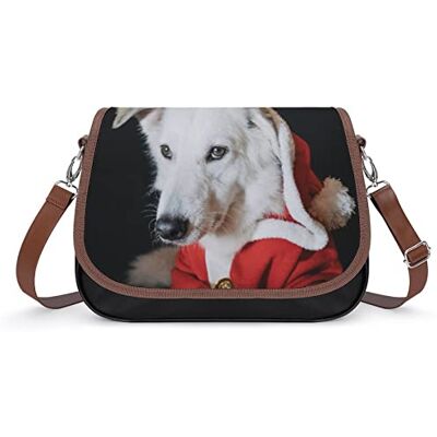 LafalPer Handtas voor dames, van leer, schoudertas, bedrukt, schoudertassen, origineel, elegant, zegelmachine, Kleur: zwart/bruin,, 31×11×22cm LafalPer Handtas voor dames, van leer, schoudertas, bedrukt, schoudertassen, origineel, elegant, zegelmachine, Kleur: zwart/bruin,, 31×11×22cm