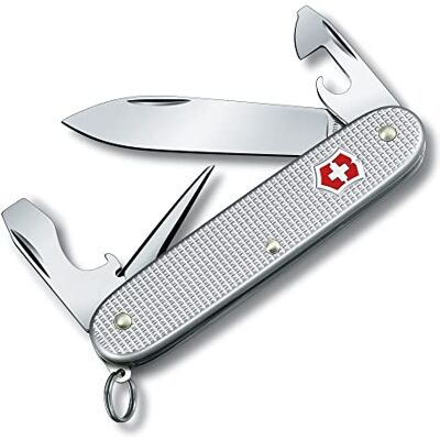 Victorinox Taschenmesser Pioneer Alox (8 functies, Stech-Reib-Ahle, Klinge, Dosenopener, Kapselhouder) zilver Victorinox Taschenmesser Pioneer Alox (8 functies, Stech-Reib-Ahle, Klinge, Dosenopener, Kapselhouder) zilver