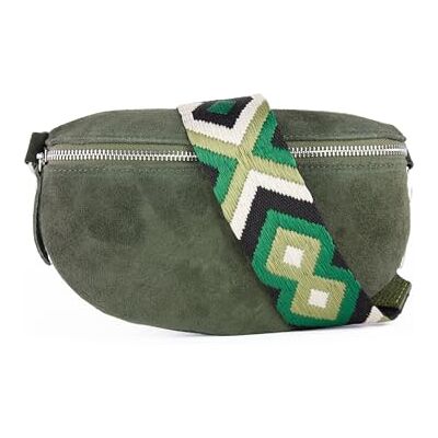 lePelou Suède heuptas, suède heuptas, festivaltas, schoudertas, heuptas, cadeau, Kaki 4., M, Klassiek, minimalistisch, elegant lePelou Suède heuptas, suède heuptas, festivaltas, schoudertas, heuptas, cadeau, Kaki 4., M, Klassiek, minimalistisch, elegant
