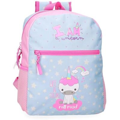 ROLL ROAD I Am a Unicorn schoolrugzak, blauw, 27 x 33 x 11 cm, polyester, 9,8 l, blauw, schoolrugzak, Blauw, schoolrugzak ROLL ROAD I Am a Unicorn schoolrugzak, blauw, 27 x 33 x 11 cm, polyester, 9,8 l, blauw, schoolrugzak, Blauw, schoolrugzak