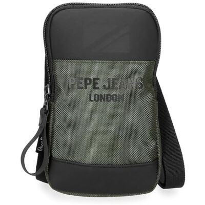 Pepe Jeans Bromley Bagage Messenger Bag voor heren, Groen, Kleine schoudertas Pepe Jeans Bromley Bagage Messenger Bag voor heren, Groen, Kleine schoudertas