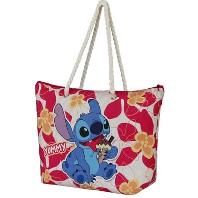 Disney Lilo and Stitch Strandtas Ice Cream-Soleil roze 52 x 37 cm, Lilo en Stitch roze, één maat, strandtas zon Disney Lilo and Stitch Strandtas Ice Cream-Soleil roze 52 x 37 cm, Lilo en Stitch roze, één maat, strandtas zon