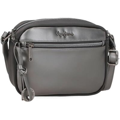 Pepe Jeans Ruby Bagage Messenger Bag voor dames, grijs., Eén maat, Schouderriem Pepe Jeans Ruby Bagage Messenger Bag voor dames, grijs., Eén maat, Schouderriem