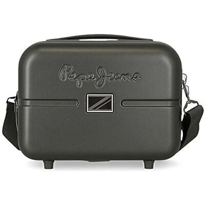 Pepe Jeans Accent Toilettas met schoudertas, zwart, verstelbare tas met bandolera, aanpasbare tas met schouderriem, zwart., Aanpasbaar etui met schouderriem Pepe Jeans Accent Toilettas met schoudertas, zwart, verstelbare tas met bandolera, aanpasbare tas met schouderriem, zwart., Aanpasbaar etui met schouderriem