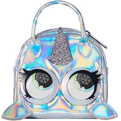 Purse Pets Micros Stijlvolle kleine handtas Narwow Narwhal met rollende ogen Purse Pets Micros Stijlvolle kleine handtas Narwow Narwhal met rollende ogen