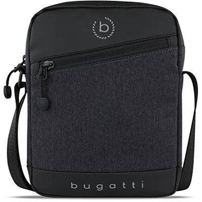 bugatti Universum Small Schoudertas voor Mannen, Boodschappentas, Zwart bugatti Universum Small Schoudertas voor Mannen, Boodschappentas, Zwart