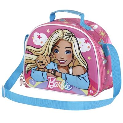 KARACTERMANIA Barbie Rainbow 3D lunchtas, roze, 25,5 x 20 cm, roze, één maat, 3D-lunchtas, regenboog, Roze, Regenboog 3D lunchtas KARACTERMANIA Barbie Rainbow 3D lunchtas, roze, 25,5 x 20 cm, roze, één maat, 3D-lunchtas, regenboog, Roze, Regenboog 3D lunchtas