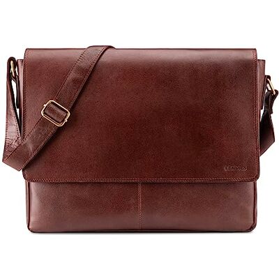 LEABAGS Acapulco Uniseks schoudertas (1 stuk), Mahonie, boho, gedeconstrueerd, minimalistisch, retro, utilitair, westers, hedendaags LEABAGS Acapulco Uniseks schoudertas (1 stuk), Mahonie, boho, gedeconstrueerd, minimalistisch, retro, utilitair, westers, hedendaags