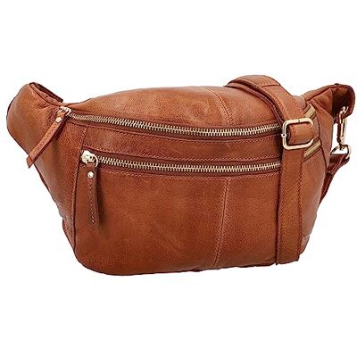 Gusti Leder Gusti Freya Heuptas, leren tas, bruin 1, eenheidsmaat, retro Gusti Leder Gusti Freya Heuptas, leren tas, bruin 1, eenheidsmaat, retro
