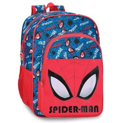 Marvel Authentic Bagage Messenger Bag voor jongens (1 stuk), Rood, schoolrugzak Marvel Authentic Bagage Messenger Bag voor jongens (1 stuk), Rood, schoolrugzak