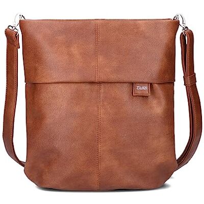 Zwei 2 tassen Mademoiselle schoudertas dames, Cognac., Schoudertassen Zwei 2 tassen Mademoiselle schoudertas dames, Cognac., Schoudertassen
