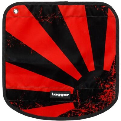 Tagger 5001-502201-BBRD Messenger Flap Crew Japanse Sundown BBRD, uniseks, rood/BBRD Tagger 5001-502201-BBRD Messenger Flap Crew Japanse Sundown BBRD, uniseks, rood/BBRD
