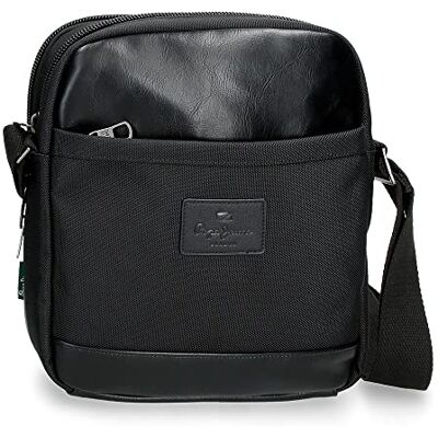 Pepe Jeans Sander Bagage, koerierstas, heren, zwart., schouderriem Pepe Jeans Sander Bagage, koerierstas, heren, zwart., schouderriem