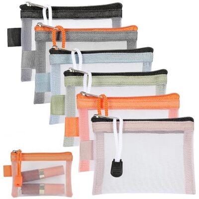 Culinavog 4 stuks schoonheidshuizen, reishuizen, toilettassen, toiletorganizer, schoonheidsliefde, transparant, mini-netzakken met sluiting Culinavog 4 stuks schoonheidshuizen, reishuizen, toilettassen, toiletorganizer, schoonheidsliefde, transparant, mini-netzakken met sluiting