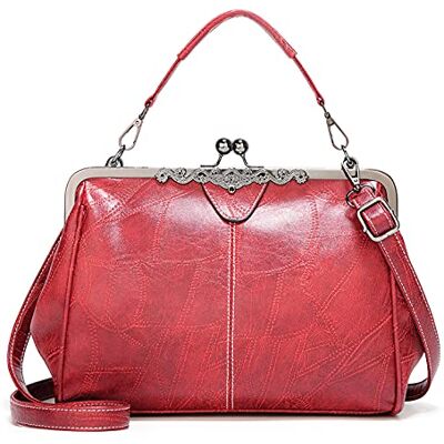 FANDARE Dameshandtas, handtas, schoudertas, PU-leer, modieus, klein meisje, schouder, crossbody tas, telefoon, schoudertas, grote capaciteit, winkelen, feest, school, reizen, rood, L, prachtig FANDARE Dameshandtas, handtas, schoudertas, PU-leer, modieus, klein meisje, schouder, crossbody tas, telefoon, schoudertas, grote capaciteit, winkelen, feest, school, reizen, rood, L, prachtig