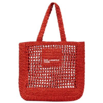 KARL LAGERFELD JEANS Strandtas voor dames, rood, boodschappentas, Poinciana, strandtas voor dames, rood, boodschappentas KARL LAGERFELD JEANS Strandtas voor dames, rood, boodschappentas, Poinciana, strandtas voor dames, rood, boodschappentas