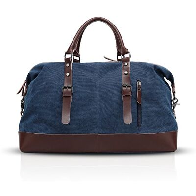 FANDARE Canvas tas en schouderriem mannen en vrouwen blauwe schouder, L FANDARE Canvas tas en schouderriem mannen en vrouwen blauwe schouder, L