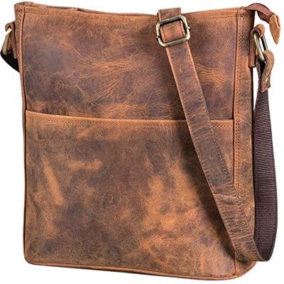 LEABAGS Milano Milano Dames (1 stuk), Vos, L, Bohemian,Gedeconstrueerd,Minimalistisch,Retro,Nuttig,Westers,Hedendaags LEABAGS Milano Milano Dames (1 stuk), Vos, L, Bohemian,Gedeconstrueerd,Minimalistisch,Retro,Nuttig,Westers,Hedendaags