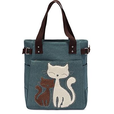 KAUKKO Vintage canvas draagtas Stevige en draagbare schooltas Lichtgewicht Militair Groen Militair Groen L Tote Bag KAUKKO Vintage canvas draagtas Stevige en draagbare schooltas Lichtgewicht Militair Groen Militair Groen L Tote Bag