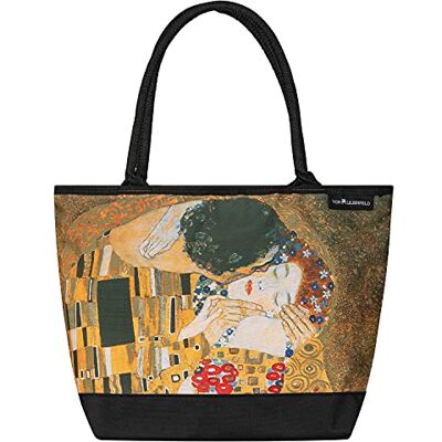 VON LILIENFELD Gustav Klimt handtas: de kus vrouw shopper afmetingen 42 x 30 x 15 cm strandtas hengseltas 42.0 cm x 30.0 cm x 15.0 cm VON LILIENFELD Gustav Klimt handtas: de kus vrouw shopper afmetingen 42 x 30 x 15 cm strandtas hengseltas 42.0 cm x 30.0 cm x 15.0 cm