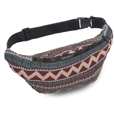 By Bers Leon heuptas van katoen voor dames en heren, Gt_boho_004, schouderriem, boho, hippie, tribal, 100% katoen By Bers Leon heuptas van katoen voor dames en heren, Gt_boho_004, schouderriem, boho, hippie, tribal, 100% katoen