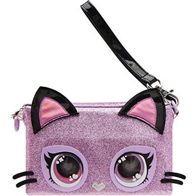 Purse Pets Kittentas Tas voor kinderen en katten in handtas formaat Animatisch dier kitten met kleurveranderende ogen op schouder of pols Lichteffecten Speelgoed voor kinderen vanaf 4 jaar Purse Pets Kittentas Tas voor kinderen en katten in handtas formaat Animatisch dier kitten met kleurveranderende ogen op schouder of pols Lichteffecten Speelgoed voor kinderen vanaf 4 jaar