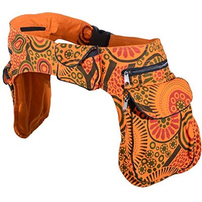 Kunst UND MAGIE Dubbele heuptas, sidebag, riemtas, festivaltas, hippie Goa Kunst UND MAGIE Dubbele heuptas, sidebag, riemtas, festivaltas, hippie Goa