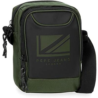 Pepe Jeans Bromley handtas LDN, Groen, middelgrote schoudertas Pepe Jeans Bromley handtas LDN, Groen, middelgrote schoudertas
