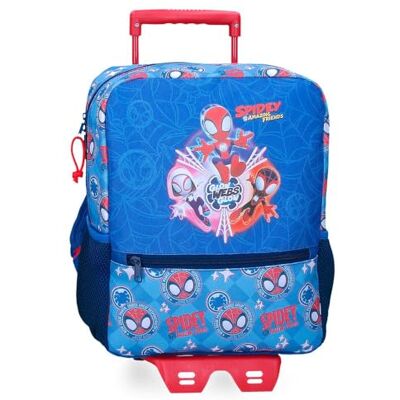 Marvel Press Power of 3 Bagage Messenger Bag voor jongens, Blauw, schoolrugzak Marvel Press Power of 3 Bagage Messenger Bag voor jongens, Blauw, schoolrugzak