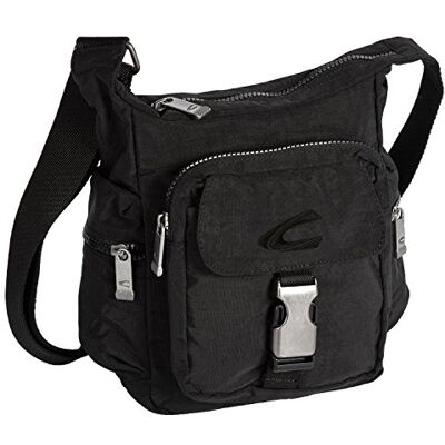 camel active Journey 000375 Schoudertas voor heren, zwart, 24,5 x 13 x 24 camel active Journey 000375 Schoudertas voor heren, zwart, 24,5 x 13 x 24