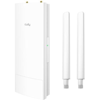 Cudy AX3000, WiFi 6, 2,5 GbE, AP3000 Outdoor Access Point 2402 + 574 Mbps, IP65 waterdicht, OpenWrt, 6 kV overspanningsbeveiliging, PoE-adapter inbegrepen Cudy AX3000, WiFi 6, 2,5 GbE, AP3000 Outdoor Access Point 2402 + 574 Mbps, IP65 waterdicht, OpenWrt, 6 kV overspanningsbeveiliging, PoE-adapter inbegrepen