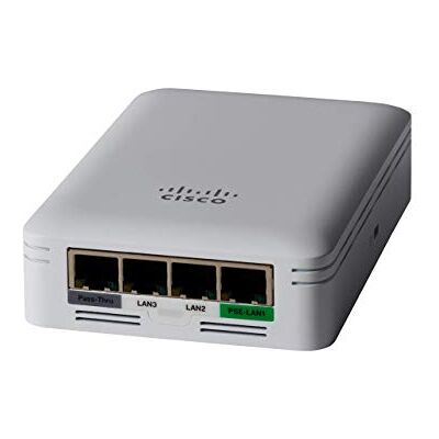 Cisco Systems Business Access Point 145AC 802.11ac 2x2 Wave 2-4 poorten GbE One PoE wandplaat, beperkte levenslange bescherming (CBW145AC-E) Cisco Systems Business Access Point 145AC 802.11ac 2x2 Wave 2-4 poorten GbE One PoE wandplaat, beperkte levenslange bescherming (CBW145AC-E)