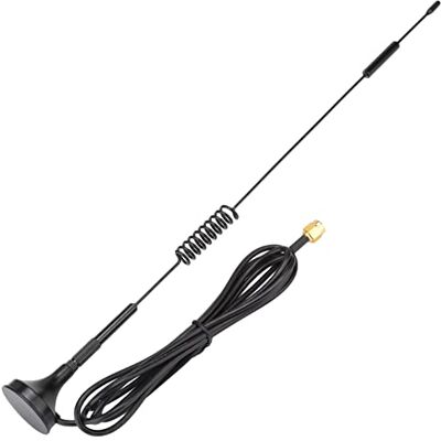 Annadue Kafuty Hoge Gain 433MHz 31cm Magnetische Zuignap Antenne voor 10dBi-mannelijke SMA-antenne, voor Draadloze Module Annadue Kafuty Hoge Gain 433MHz 31cm Magnetische Zuignap Antenne voor 10dBi-mannelijke SMA-antenne, voor Draadloze Module