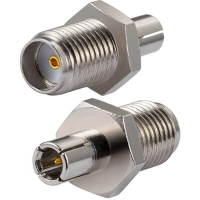 Vecys 2 stuks SMA naar mannelijk TS9 antenne-adapter TS9 SMA 2G 3G 4G compatibel met LTE GSM WLAN mobiele breedband antennrouter Vecys 2 stuks SMA naar mannelijk TS9 antenne-adapter TS9 SMA 2G 3G 4G compatibel met LTE GSM WLAN mobiele breedband antennrouter