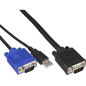 InLine 60667D KVM-kabel, zwart InLine 60667D KVM-kabel, zwart