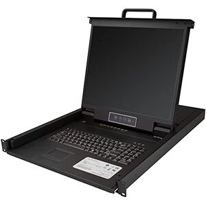 StarTech .com Rack KVM-console met 8 poorten en kabels van 1,8 m Geïntegreerde KVM-switch met 19 inch LCD 1U LCD KVM-lade QWERTY-toetsenbord 50.000 MTBF USB + VGA ondersteuning (RKCONS1908K) StarTech .com Rack KVM-console met 8 poorten en kabels van 1,8 m Geïntegreerde KVM-switch met 19 inch LCD 1U LCD KVM-lade QWERTY-toetsenbord 50.000 MTBF USB + VGA ondersteuning (RKCONS1908K)