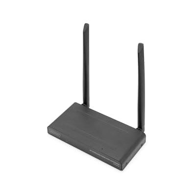 Digitus Draadloze HDMI KVM Extender Kit Ontvanger Module voor DS-55328 UltraHD 4k/30Hz Bereik tot 150m 2.4/5GHz Dual Band Zwart Digitus Draadloze HDMI KVM Extender Kit Ontvanger Module voor DS-55328 UltraHD 4k/30Hz Bereik tot 150m 2.4/5GHz Dual Band Zwart