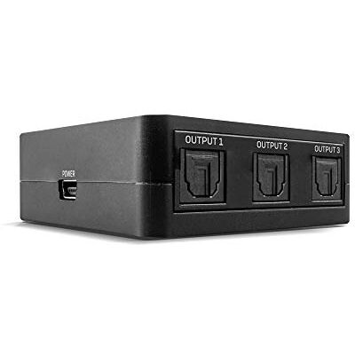 LINDY 3 poort optische audio splitter LINDY 3 poort optische audio splitter
