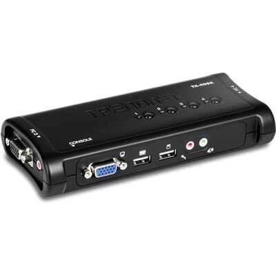 TRENDnet KVM 4 poorten VGA/USB/Audio TRENDnet KVM 4 poorten VGA/USB/Audio