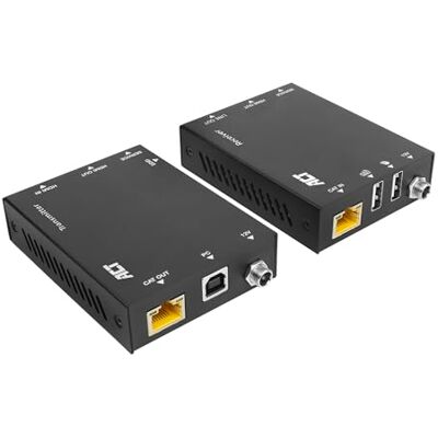 ACT AC7815 KVM Extender HDMI, HDMI over Ethernet naar 70m naar CAT6/6A, 4K video 60Hz, 2x USB-poorten voor muis en toetsenbord, EDID HDCP AC7815 ACT AC7815 KVM Extender HDMI, HDMI over Ethernet naar 70m naar CAT6/6A, 4K video 60Hz, 2x USB-poorten voor muis en toetsenbord, EDID HDCP AC7815
